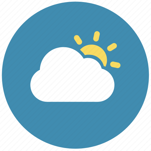 Weather, forecast, mostly cloudy, partly cloudy, partly sunny icon - Download on Iconfinder