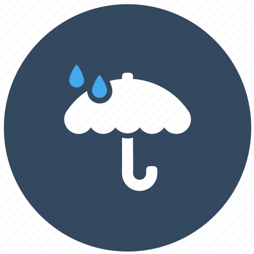 Weather, forecast, rain, rainfall, umbrella icon - Download on Iconfinder