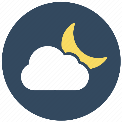 Weather, forecast, half moon, moon, sunny night icon - Download on Iconfinder