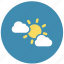 weather, forecast, partly cloudy, partly sunny 