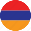 armenia, armenia&#x27;s circled flag, armenia&#x27;s flag, flag of armenia 