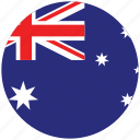 australia, australia&#x27;s circled flag, australia&#x27;s flag, flag of australia