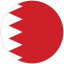 bahrain, bahrain's circled flag, bahrain's flag, flag of bahrain 