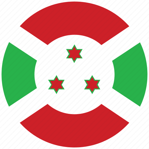 Burundi, burundi's circled flag, burundi's flag, flag of burundi icon - Download on Iconfinder