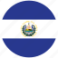 el salvador, elsalvador&#x27;s circled flag, elsalvador&#x27;s flag, flag of elsalvador 