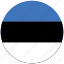 estonia, estonia&#x27;s circled flag, estonia&#x27;s flag, flag of estonia 