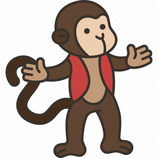 Monkey, circus, funny, show, entertainment icon - Download on Iconfinder