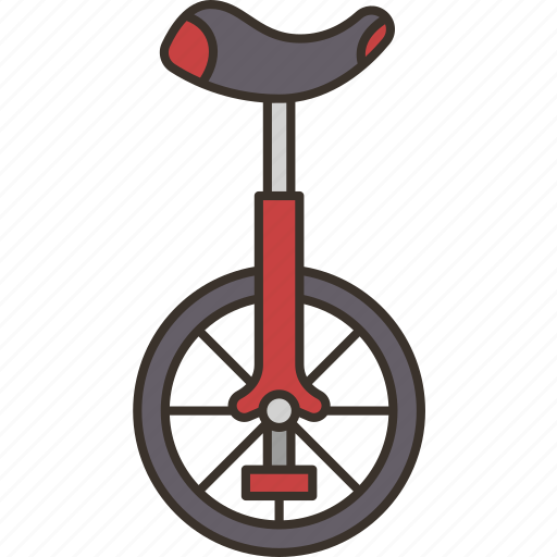 Unicycle, wheel, ride, balance, pedal icon - Download on Iconfinder