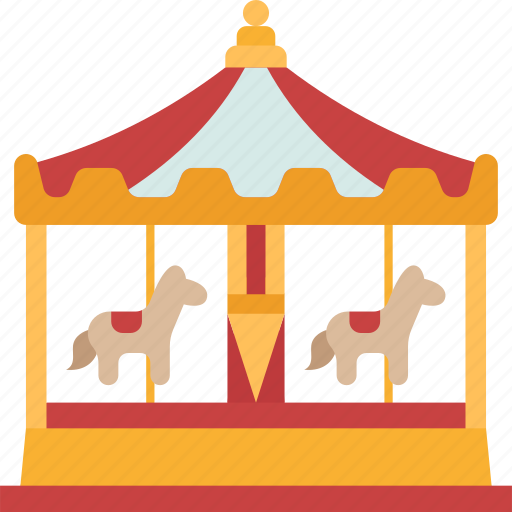 Carousel, horse, ride, amusement, fair icon - Download on Iconfinder