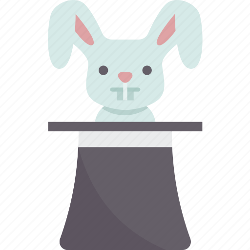 Rabbit, magic, trick, show, entertainment icon - Download on Iconfinder