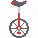 unicycle, wheel, ride, balance, pedal