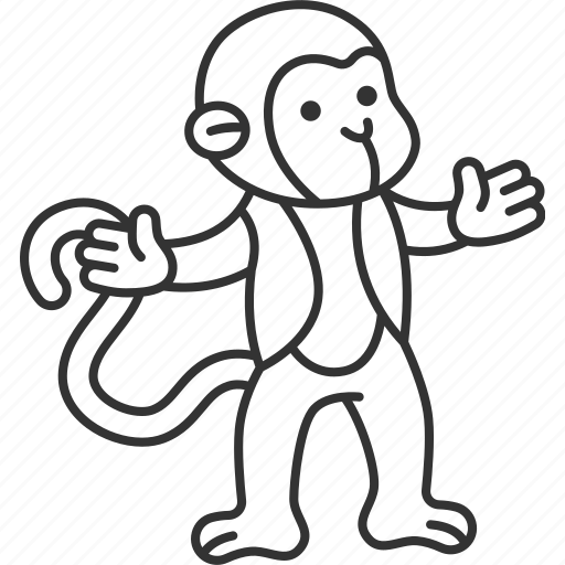 Monkey, circus, funny, show, entertainment icon - Download on Iconfinder