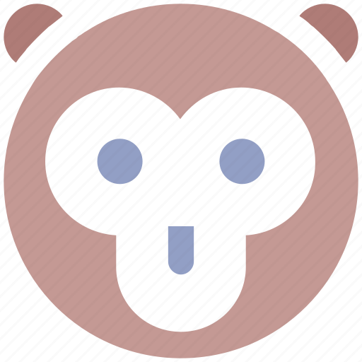 Baboon face, cartoon animal, circus, macaque, monkey, monkey face icon - Download on Iconfinder