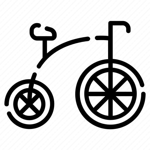 Unicycle, bicycle, exhibition, circus, cycle icon - Download on Iconfinder
