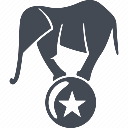 Circus, ball, animal, elephant, trained elephants icon - Download on Iconfinder