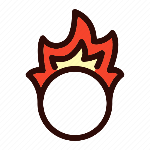 Circle, circus, fire, mob, of, ring, tintinnabulation icon - Download on Iconfinder
