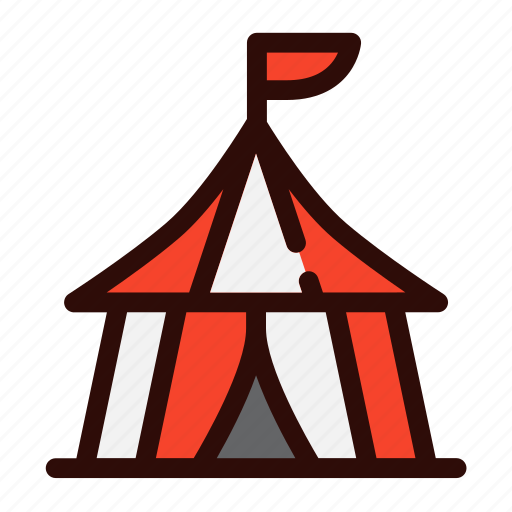 Circus, entertainment, pavilion, tent, tepee, yurt icon - Download on Iconfinder
