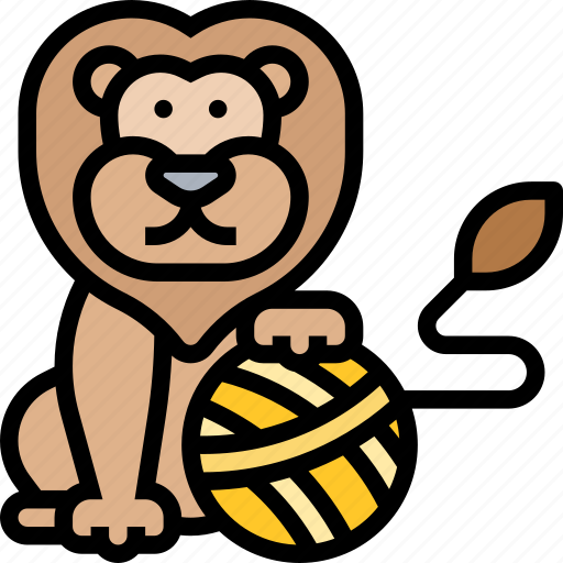 Lion, animal, show, carnival, amusement icon - Download on Iconfinder