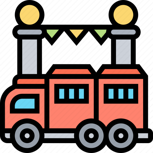 Transport, truck, circus, tour, mobile icon - Download on Iconfinder