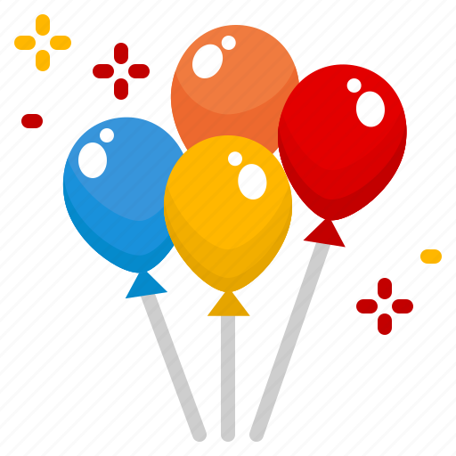 Balloons, party, celebration, decoration, circus, ornament, festival icon - Download on Iconfinder