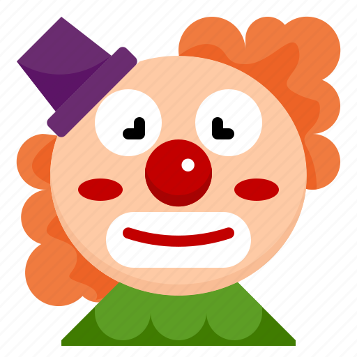 Clown, face, carnival, circus, show, entertainer, festival icon - Download on Iconfinder
