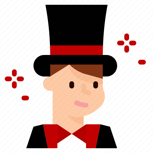Magician, magic, show, circus, man, avatar, male icon - Download on Iconfinder
