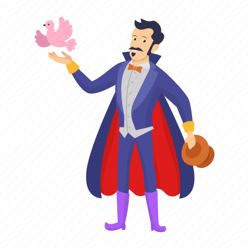 Jester, magician, wizard, magic, performer, circus, entertainer icon - Download on Iconfinder