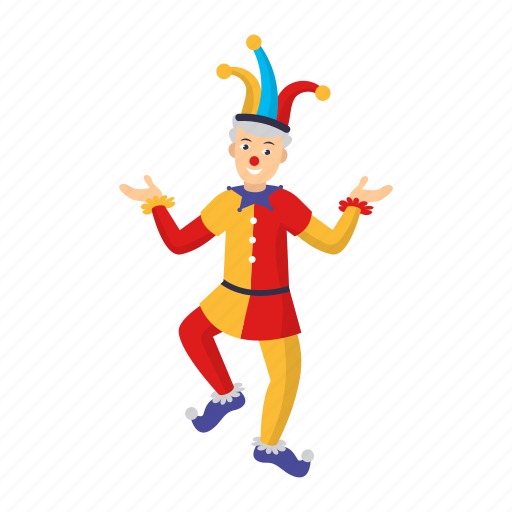 Joker, jester, wizard, clown, circus, character icon - Download on Iconfinder