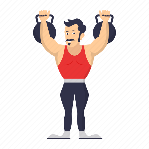 Heavy weight, athlete, acrobatic, gymnastic, round, dumbbell, kettleball icon - Download on Iconfinder