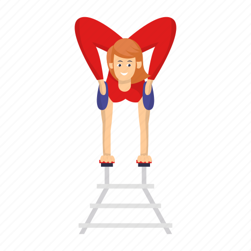 Trapese, female, gymnastic, act, woman, athlete icon - Download on Iconfinder