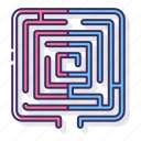 maze, labyrinth, puzzle, maze game, strategy