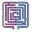 maze, labyrinth, puzzle, maze game, strategy 