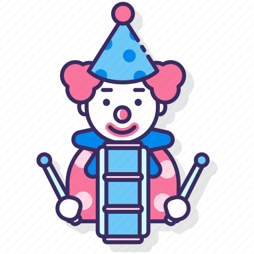 Parade, circus, carnival, clown, joker, jester, costume icon - Download on Iconfinder