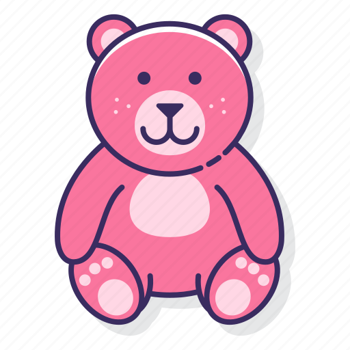 Stuffed animal, teddy bear, toy, children, play icon - Download on Iconfinder