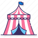tent, circus, carnival, show, festival