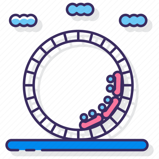 Thrill ride, amusement, park, carnival, attraction icon - Download on Iconfinder