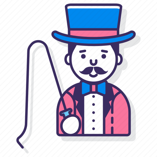 Trainer, instructor, ringmaster, circus icon - Download on Iconfinder