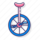 unicycle, bike, bicycle, cycle, ride, circus