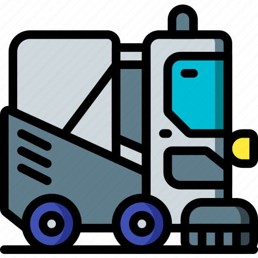 Amenities, city, council, road, services, sweeper icon - Download on Iconfinder
