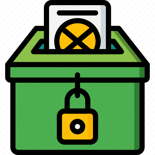 Amenities, ballot, box, city, council, vote, voting icon - Download on Iconfinder