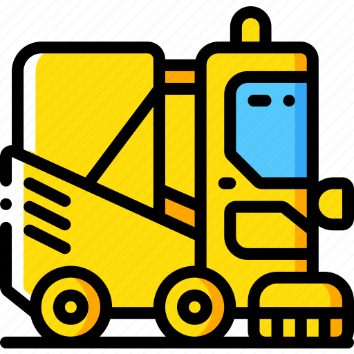 Amenities, city, council, road, services, sweeper icon - Download on Iconfinder