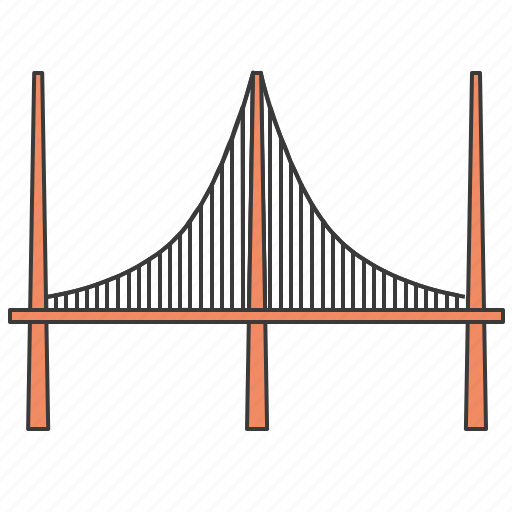 Bridgework, brige, cable-stayed bridge, city, construction, town icon - Download on Iconfinder
