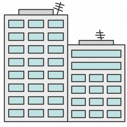 Biulding, business center, construction, high-rise building, house, skyscraper, work icon - Download on Iconfinder