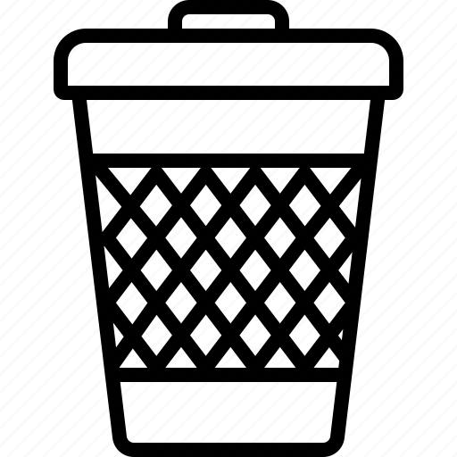 Basket, container, debris, detritus, garbage, trash can, waste icon - Download on Iconfinder