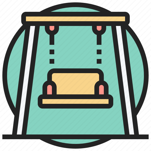 Child, fun, park, play, swing icon - Download on Iconfinder