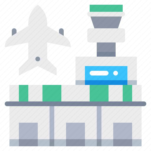 Airplane, airport, building, plane icon - Download on Iconfinder