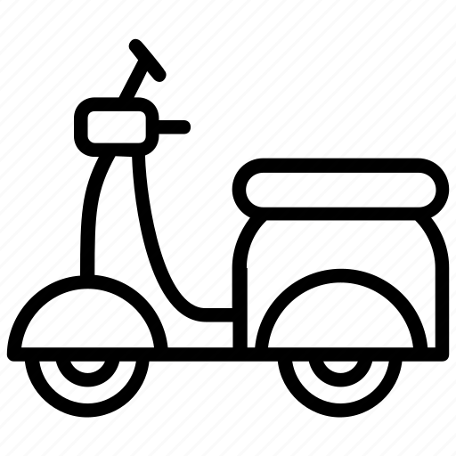 Kick scooter, motorbike, scooter, scooty, two wheeler icon - Download on Iconfinder