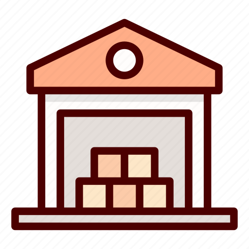 Building, depot, farmhouse, storage unit, storehouse, storeroom, warehouse icon - Download on Iconfinder