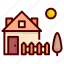 bungalow, country house, farmhouse, lodge, rural house 