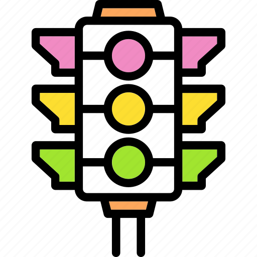 Traffic, light, transport, signal, vehicle, road, transportation icon - Download on Iconfinder